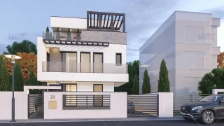 Proiect personalizat casa pe teren ingust Bucuresti - Sector 4 Proiect personalizat casa pe teren ingust Bucuresti - Sector 4